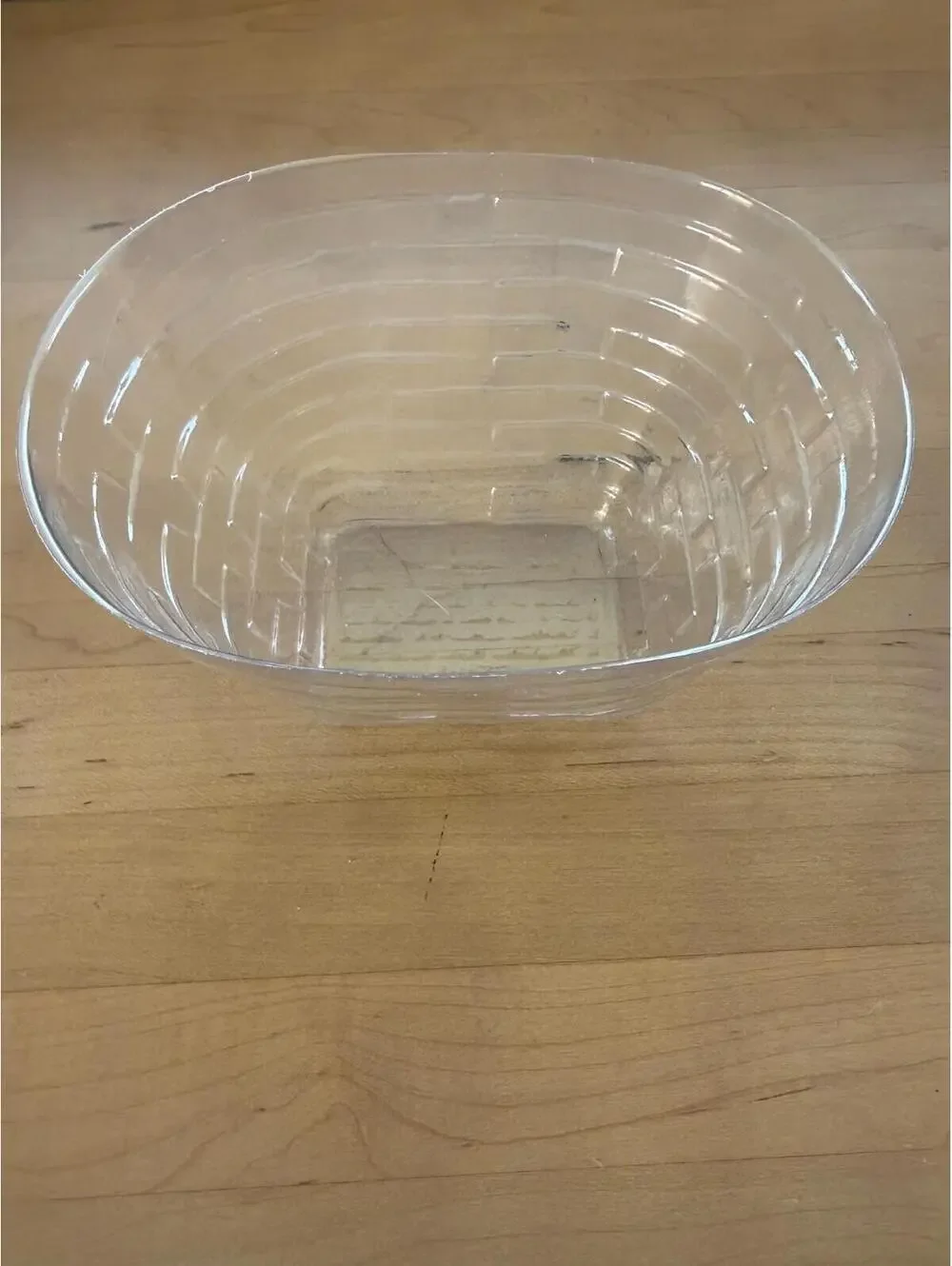 Longaberger Basket Clear Plastic Protector CC Renewal Basket #40738